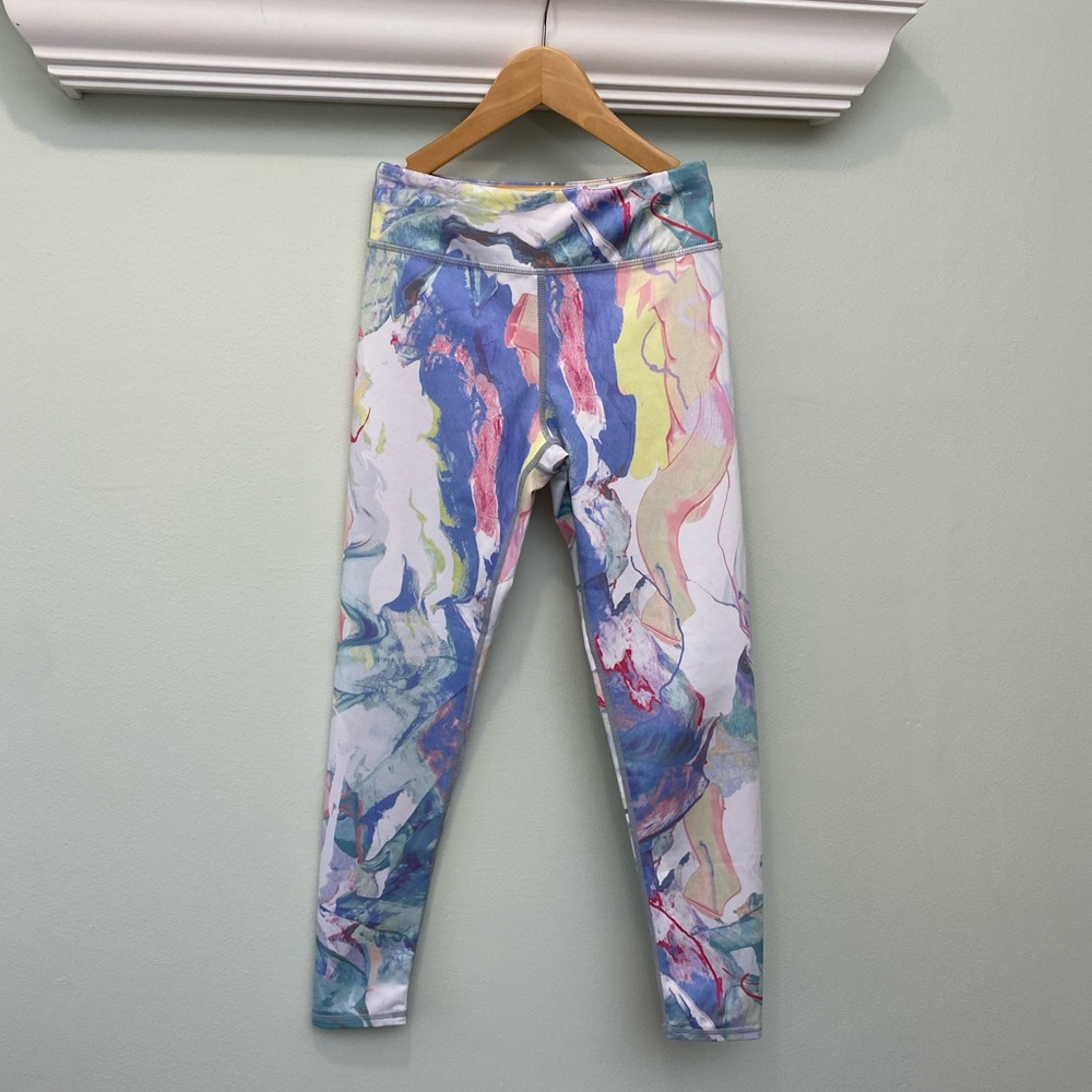 Zella Girl White Leggings (size large 10/12)